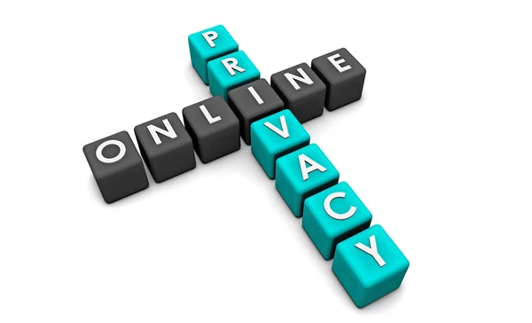 Online privacy — Stockfoto