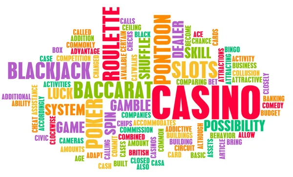 Casino-Spiele — Stockfoto