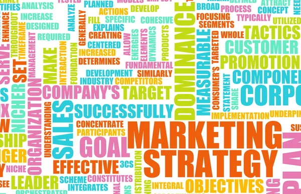 Estratégia de Marketing — Fotografia de Stock
