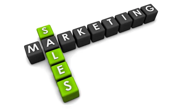 Értékesítési és marketing — Stock Fotó