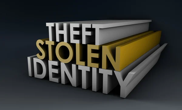 Крадіжки ідентичності — стокове фото