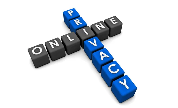 Privacidade online — Fotografia de Stock