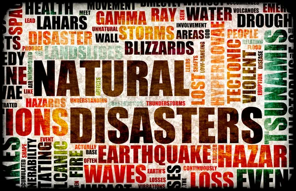 Desastres naturais — Fotografia de Stock