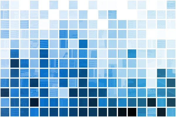 Blau simplistisch und minimalistisch abstrakt — Stockfoto