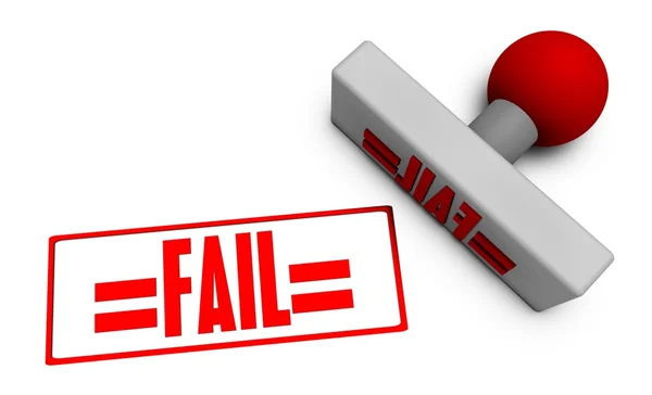 Fail Stempel — Stockfoto