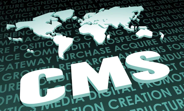 Cms 行业全球标准 — 图库照片