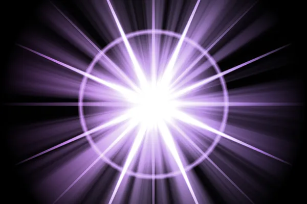 Purple Star Sunburst Abstract — Stock Photo, Image