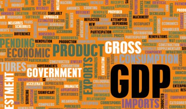 GDP or Gross Domestic Product clipart