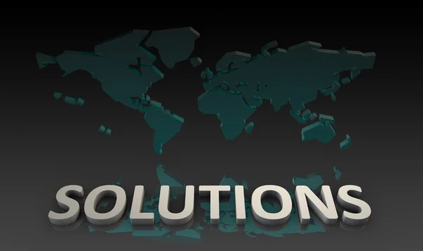 Globale Lösungen — Stockfoto