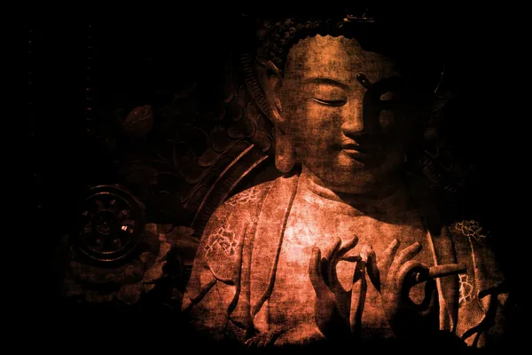Chińska świątynia streszczenie tło tapeta — Zdjęcie stockowe