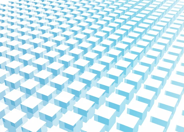 Einfache und saubere Block 3d abstrakten Hintergrund — Stockfoto