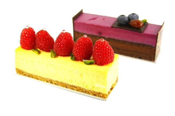 Elegante postre de pastel de comedor fino —  Fotos de Stock