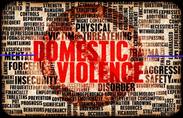 Violência doméstica — Fotografia de Stock