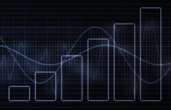 Diagrama del concepto de gráficos de negocio —  Fotos de Stock