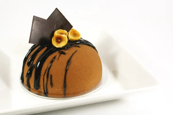 高級チョコレート ケーキ — ストック写真