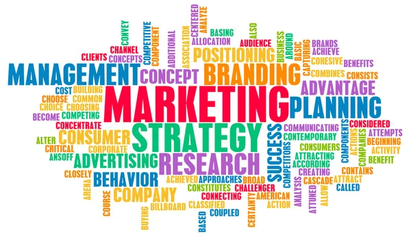 Estrategia de marketing — Foto de Stock