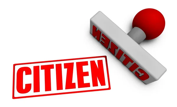 Citizen Stamp — Stock Photo, Image