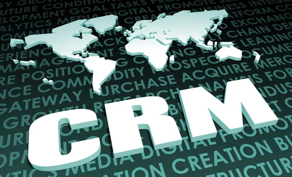 Padrão global de indústria de CRM — Fotografia de Stock