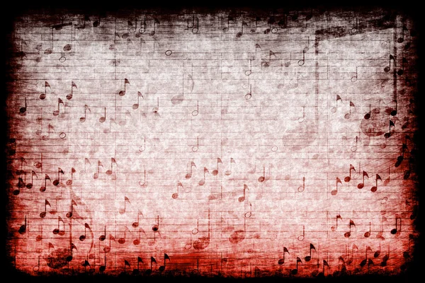 音楽テーマにした抽象的なグランジ背景 — ストック写真