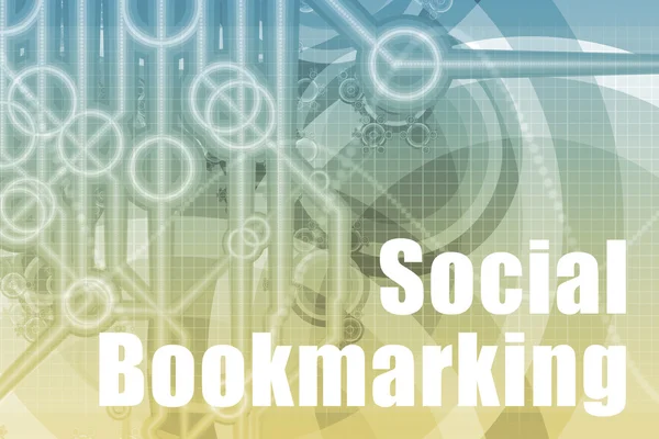 Sociální bookmarking abstrakt — Stock fotografie