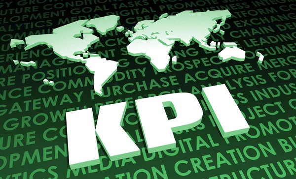 KPI — Foto de Stock