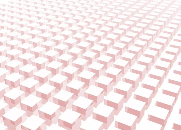 Einfacher und sauberer Block 3d abstrakter Hintergrund in rosa — Stockfoto