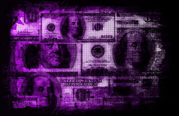 Amerikanische US-Dollar Währung abstrakt — Stockfoto