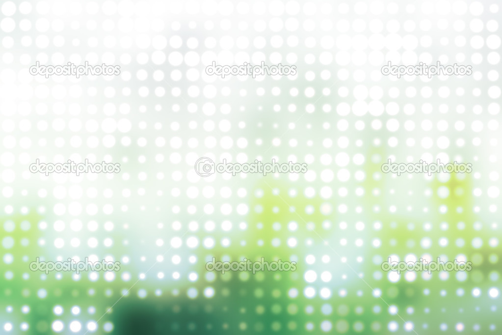 Green and White Glowing Futuristic Light Background