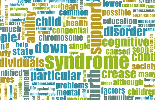 Síndrome de Down — Fotografia de Stock