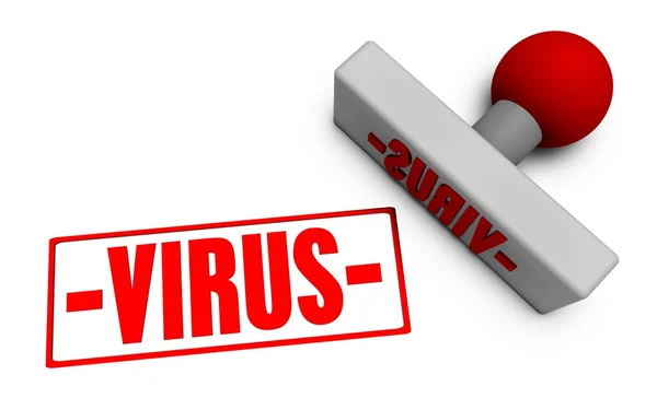 Virus Stamp — Stock Photo, Image