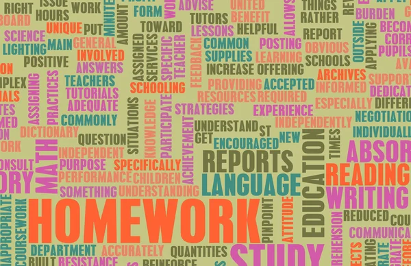 Homework — Stock Photo, Image