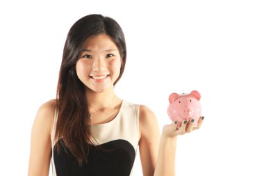 Kendine güvenen Asya öğrenci