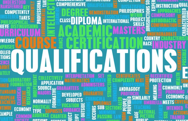 Qualifications — Stock Photo, Image