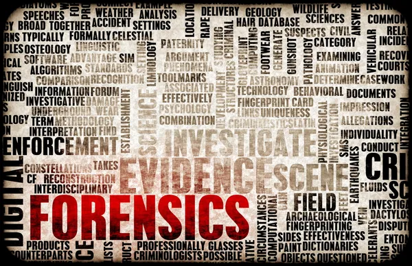 Analisi forense — Foto Stock