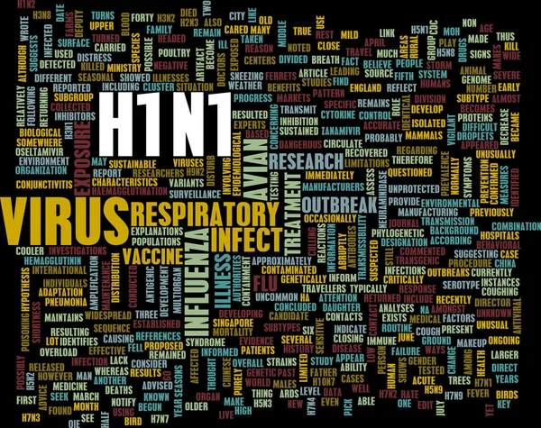 H1N1 — Fotografia de Stock