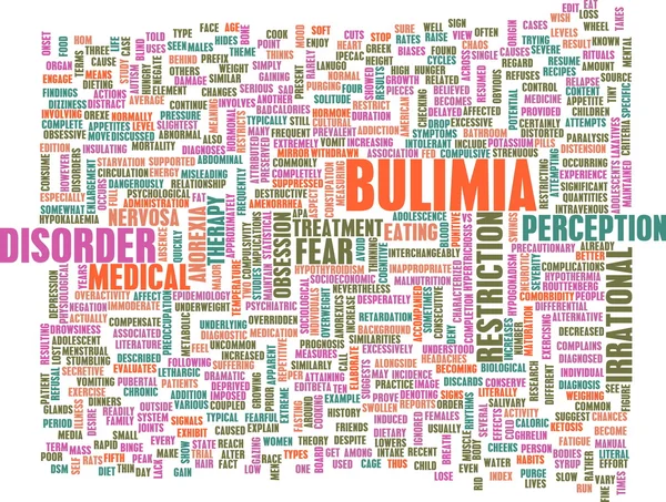 Concetto di bulimia — Foto Stock