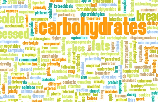 Carbohydrates Weight Loss — Stock Photo, Image