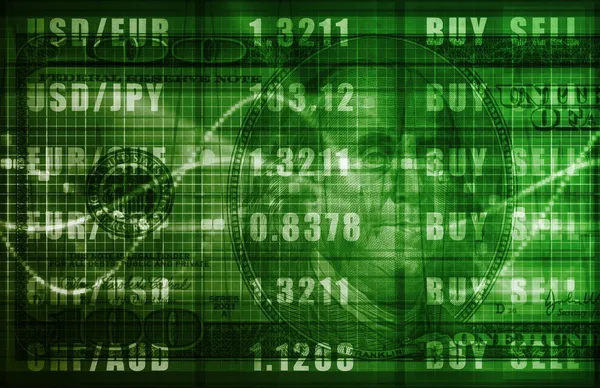 Transakcje na rynku Forex — Zdjęcie stockowe