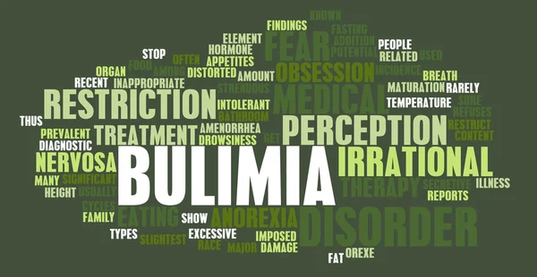 Concepto de Bulimia — Foto de Stock