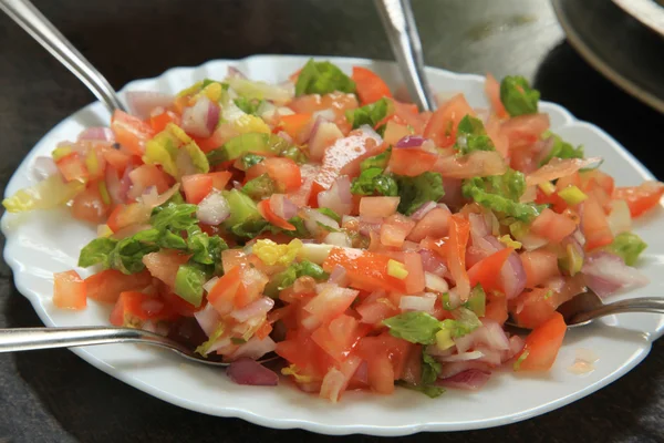 Марокканский салат из помидоров — стоковое фото