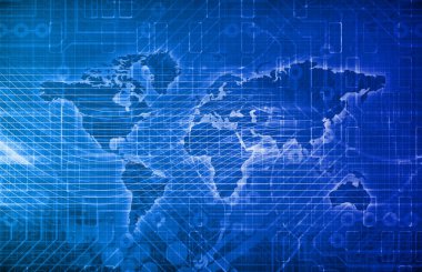 Global dijital teknoloji kavramı