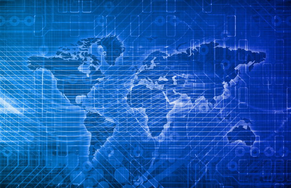 Global Digital Technology Concept