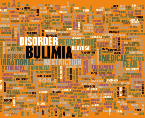 Concepto de Bulimia — Foto de Stock