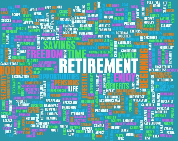 Выход на пенсию — стоковое фото