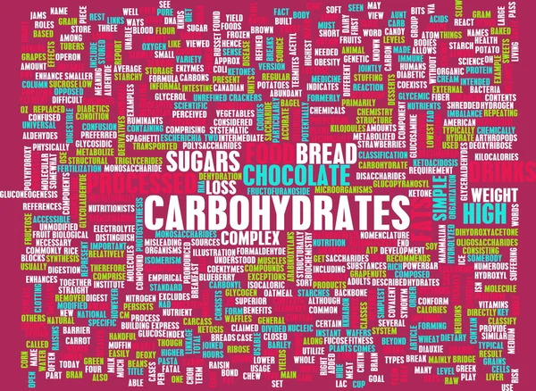 Carboidratos perda de peso — Fotografia de Stock