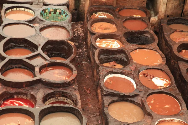 Marokkó Bőrgyár — Stock Fotó