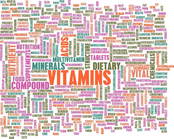 Vitaminas e suplementos de saúde — Fotografia de Stock