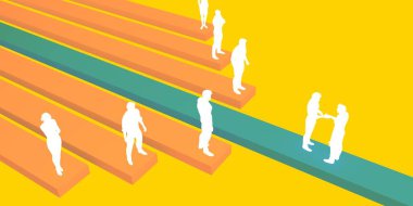 Proje Yönetimi İş Çözümleri Soyut Bir Arkaplan Olarak