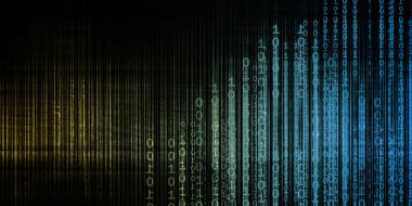 Bir Dijital İnternet Ağı Olarak Soyut Teknoloji Konsepti