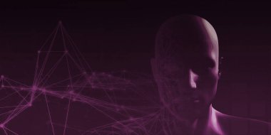 İş Teknolojisi Arkaplanı Soyut Olarak Kavradı